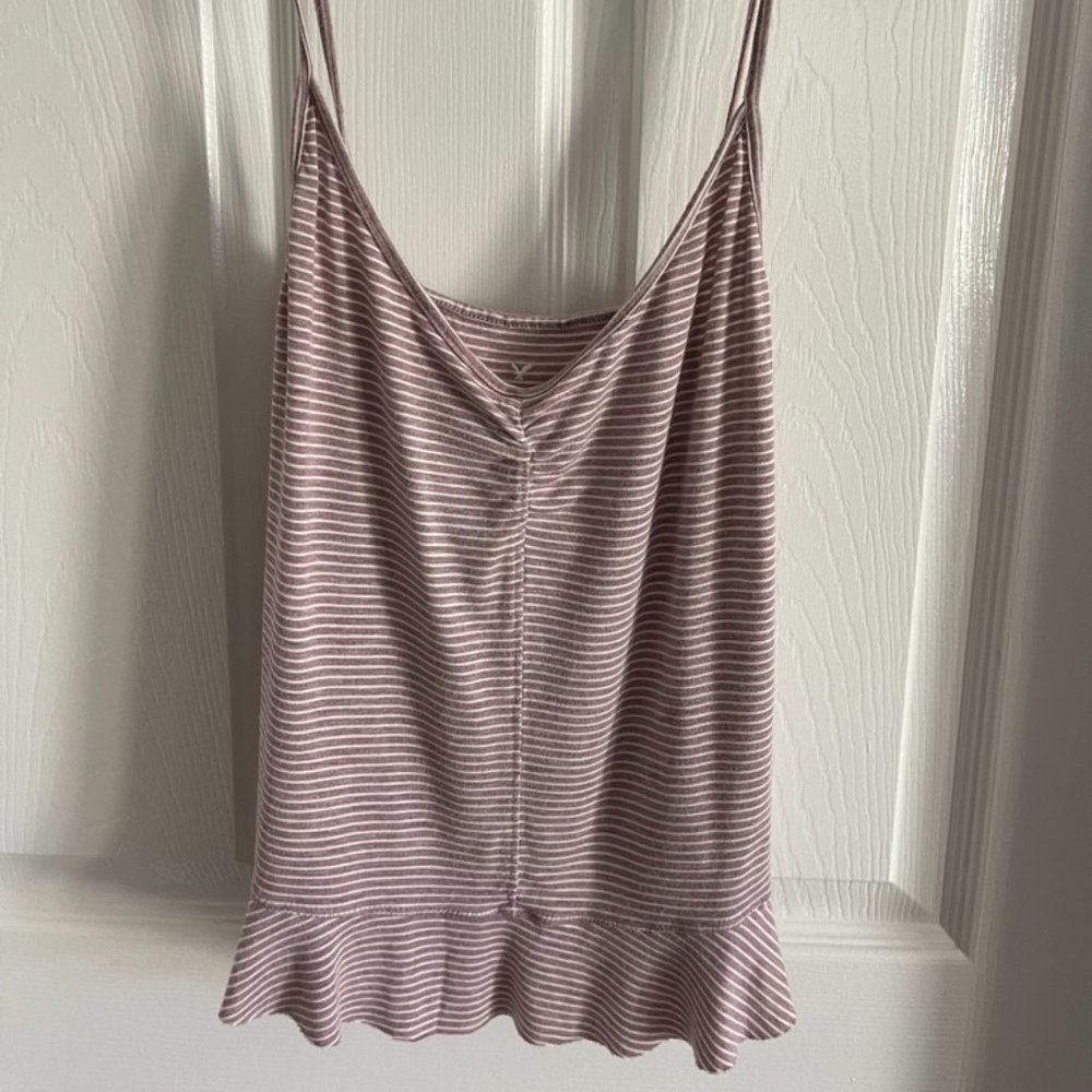 *3/$15 Bundle* American Eagle Soft & Sexy Spaghetti Strap Flounce Hem Tank Top